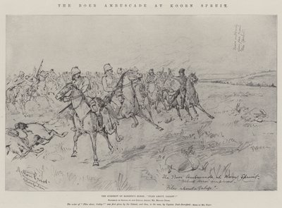 The Boer Ambuscade at Koorn Spruit by Melton Prior